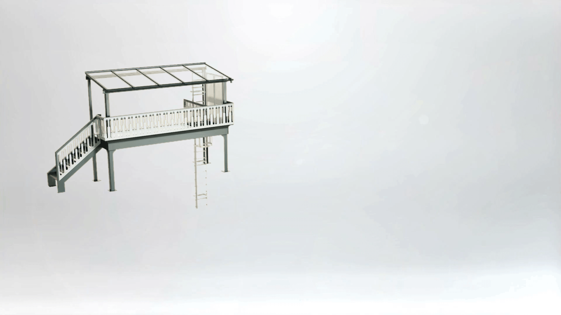 Modulere Hängebalkon und Balkonlösungen für den seriellen modularen Wohnungsbau