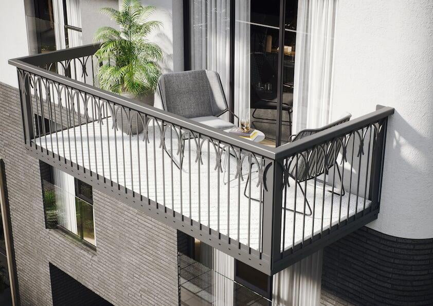Balkon konfigurieren mit Balkongeländer MIKA