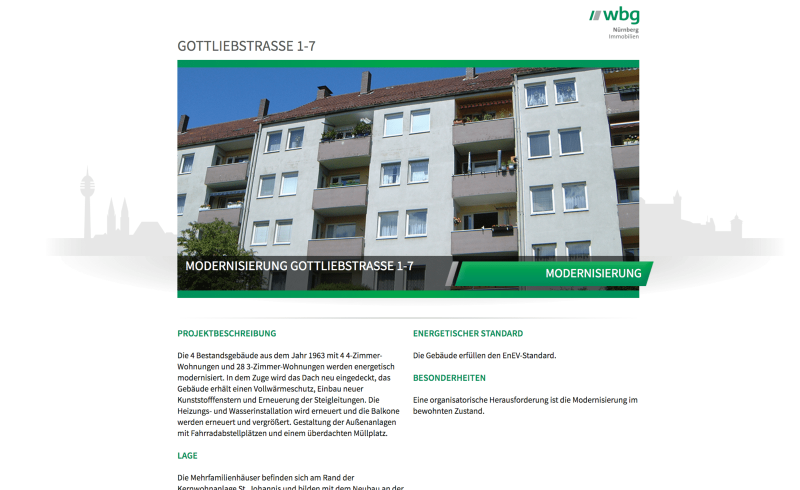 Energetische Sanierung im Wohnungsbau in Nürnberg