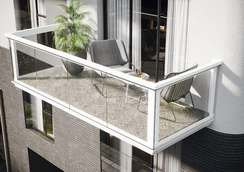 Balkon konfigurieren mit Balkongeländer KLARA